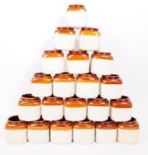 LARGE COLLECTION OF VINTAGE 20TH CENTURY STONEWARE JARS