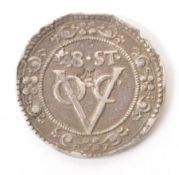 DUTCH EAST INDIA - 1646 BATAVIA CROWN 48 STUIVERS COIN