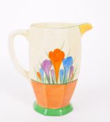 CLARICE CLIFF - MID CENTURY BIZZARE CROCUS JUG