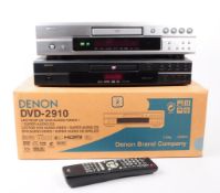 DENON - TWO LATE 20TH CENTURY AV DVD PLAYERS