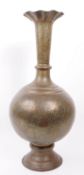 LARGE 20TH CENTURY BRASS BENARES VASE