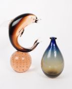 BOTTARO - MURANO - MID CENTURY DOLPHIN GLASS FIGURE