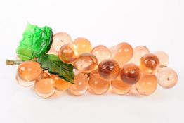 VINTAGE 20TH CENTURY GLASS GRAPE TABLEWARE ORNAMENTS