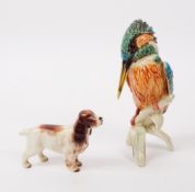 TWO VINTAGE 20TH CENTURY GOEBEL & BESWICK BONE CHINA ANIMAL FIGURINES