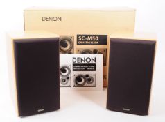 DENON SC-M50 BOOKSHELF SPEAKER SYSTEM
