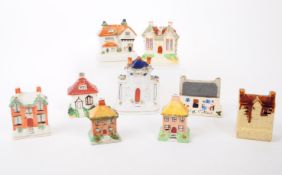 COLLECTION OF CERAMIC COTTAGES