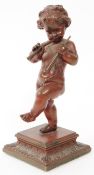 AFTER HENRI DUMAIGE BRONZE PUTTI FIGURE