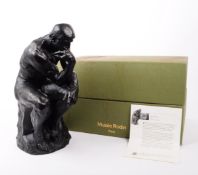AUGUSTE RODIN - REPRODUCTION COPY OF THE SCULPTURE THE THINKER