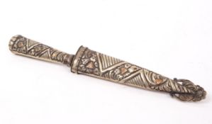 JU CA SILVER PLATED GAUCHO KNIFE