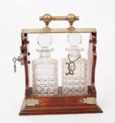 19TH CENTURY VICTORIAN DECANTER TANTALUS