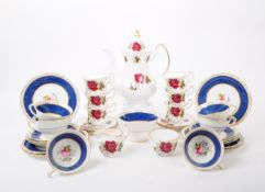 NEW CHELSEA - MID CENTURY BONE CHINA PART TEA SERVICE
