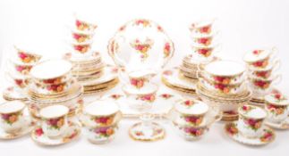 ROYAL ALBERT - OLD COUNTRY ROSES - COLLECTION OF CHINA TEA SERVICE PIECES