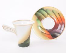 ROSENTHAL - PAUL WUNDERLICH - VINTAGE TEA CUP AND SAUCER