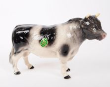 MELBA WARE - BUTCHER'S SHOP WINDOW CERAMIC BULL FIGURE