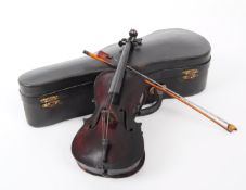 EARLY 20TH CENTURY APPRENTICE VIOLIN