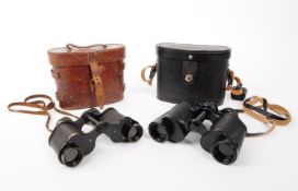 TWO PAIRS OF 20TH CENTURY BINOCULARS