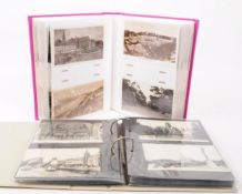 COLLECTION OF EARLY 20TH CENTURY BLACK & WHITE POSTCARDS