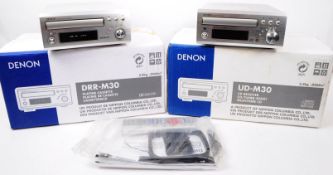 DENON - DRR-M30 CASSETTE DECK & UD-M30 CD RECIEVER