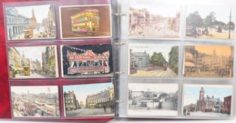 EXTENSIVE TRAM TRANSPORT RELATED POSTCARD COLLECTION