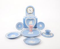 WEDGWOOD - JASPERWARE - COLLECTION OF PORCELAIN TABLEWARE PIECES