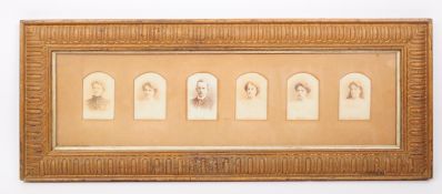 EARLY 20TH CENTURY CARTE DE VISITE STUDIO PORTRAITS