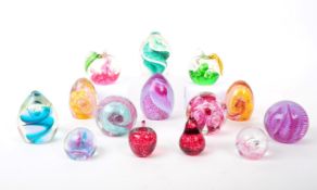 CAITHNESS - COLLECTION OF VINTAGE 20TH CENTURY GLASS PAPERWEIGHTS