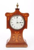 EDWARDIAN INLAID ART NOUVEAU MANTEL CLOCK