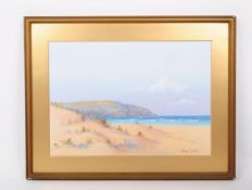 HAROLD GORDON - SIGNED GOUACHE PAINTING