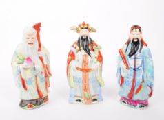 SANXING DIETIES (FU LU SHOU) CERAMICS CHINESE STATUES