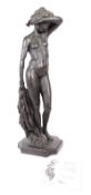 RON MOLL - CONTEMPORARY BRONZE COLD CAST FIGURE