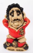 JOHN HUGHES GROGG CARICATURE RUGBY PLAYER FIGURE OF MAULER MORGAN