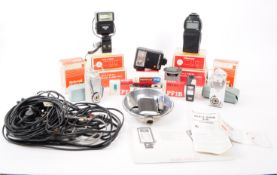COLLECTION OF VINTAGE FLASH ACCESSORIES