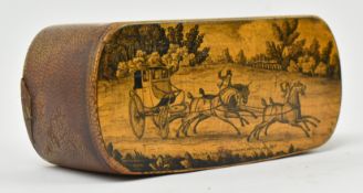 MAUCHLINE WARE - EARLY 19TH CENTURY MICROMOSAIC SNUFF BOX