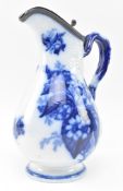 WILLIAM RIDGWAY - MID 19TH CENTURY PORCELAIN BLUE & WHITE EWER JUG