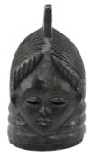 MENDA HELMET WOODEN MASK (NDOLI JOWEI) FOR SANDE SOCIETY