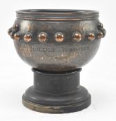 J. GILLMORE - ARTS & CRAFTS HAMMERED COPPER BOWL