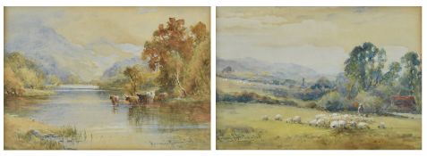 HENRY J. KINNAIRD (1861-1929) - TWO WATERCOLOURS ON PAPER