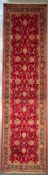 20TH CENTURY CENTRAL PERSIAN KASHAN RUNNER RUG