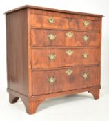 QUEEN ANNE 18TH CENTURY WALNUT VENEERED CHEST OF DRAWERS