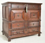 17TH CENTURY OAK COMMONWEALTH CHEST OF DRAWERS