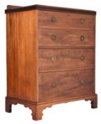 WARING & GILLOWS - SOLID MAHOGANY BACHELORS CHEST OF DRAWERS