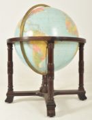 REPLOGLE GLOBES USA - 20TH CENTURY 32 INCH LIBRARY WORLD GLOBE