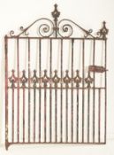 19TH CENTURY CAST IRON SCROLLED GATE