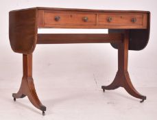 REGENCY EARLY 19TH CENTURY MAHOGANY WRITING DESK - SOFA TABLE