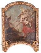 VENUS WITH MERCURY & CUPID - LATE 18TH CENTURY FRENCH SCHOOL PAINTING