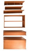 BEAVER & TAPLEY - SL - 1970S TEAK SIX MODULAR WALL SYSTEM