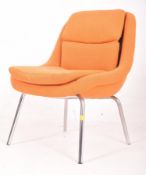 RETRO MID CENTURY SPACE AGE ORANGE CHAIR