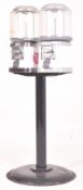 BEAVER - TWO VINTAGE 20P SWEET VENDING MACHINES ON STAND