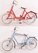 TWO VINTAGE FAIRGROUND CHILDREN'S BICYCLES