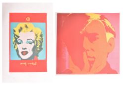 AFTER ANDY WARHOL - TWO VINTAGE NEUES PUBLISHER EXHIBITION POSTERS